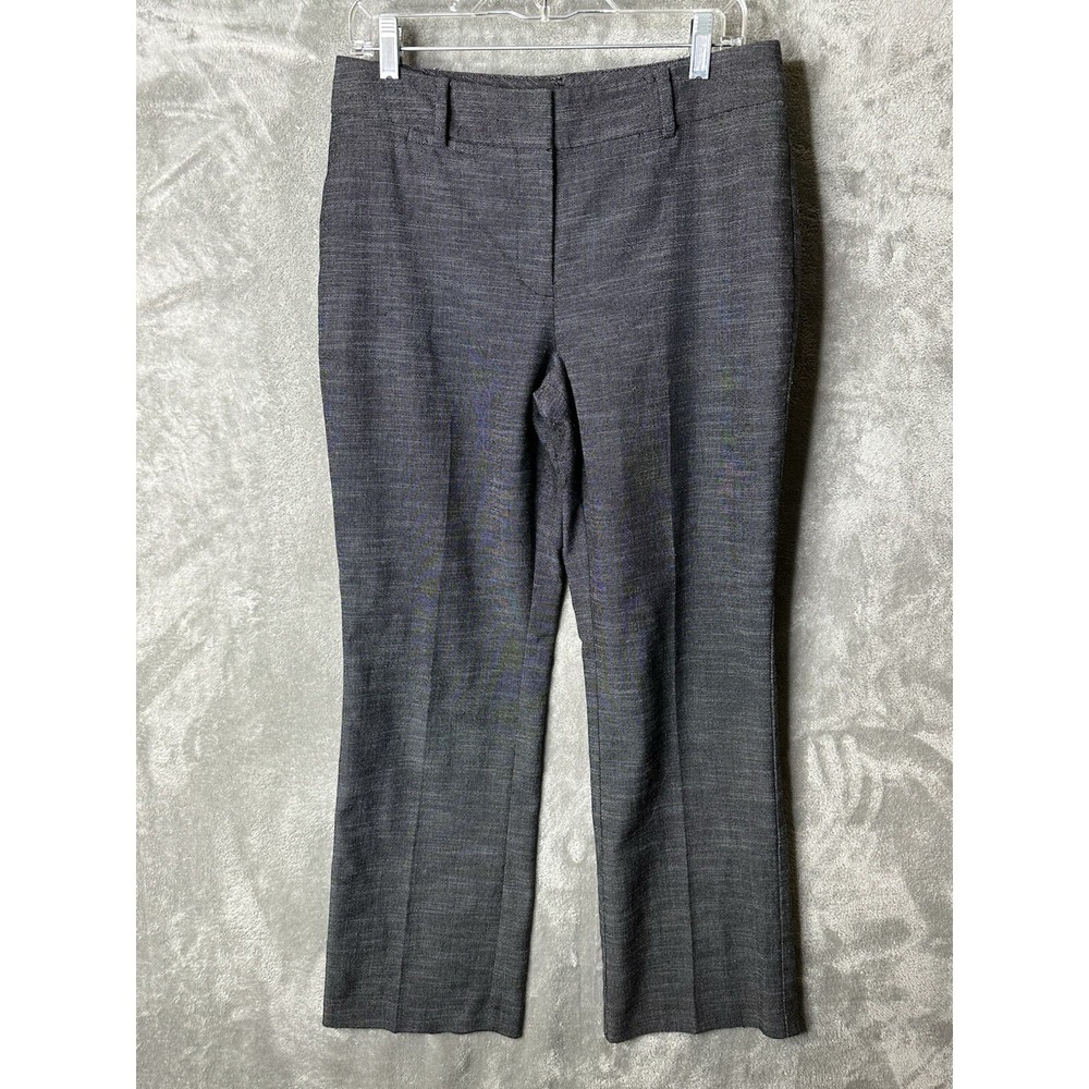Ann Taylor Pants Womens‎ 8 Heathered Gray Curvy Ankle Straight Dress Work
